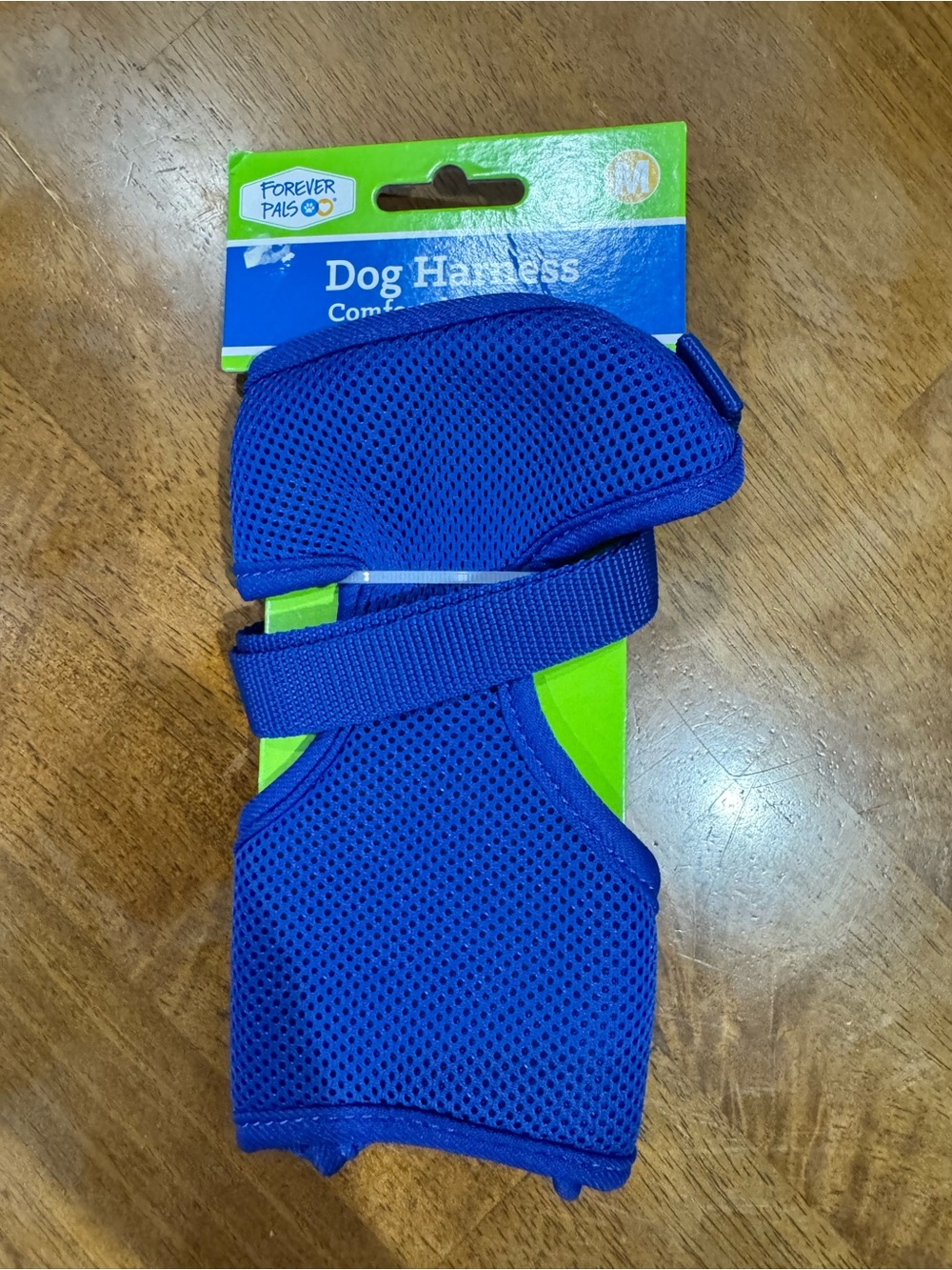 Forever Pals Size Medium New Blue Dog Harness - Comfortable Mesh Design